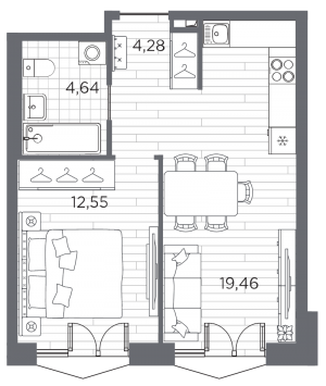 планировка, фото №1