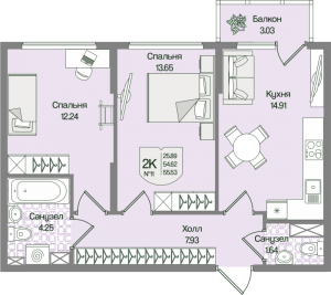 планировка, фото №1