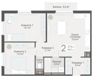 планировка, фото №1