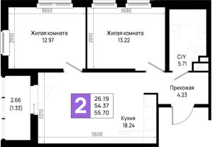 планировка, фото №1