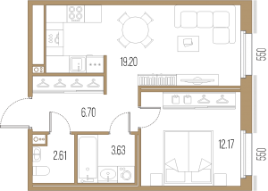 планировка, фото №1