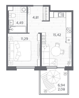 планировка, фото №1