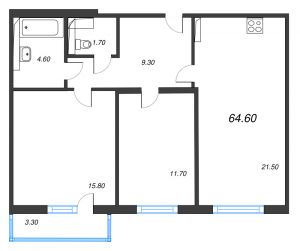 планировка, фото №1