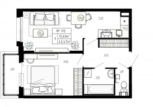 планировка, фото №1