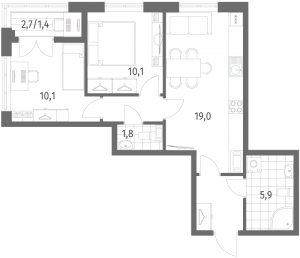 планировка, фото №1