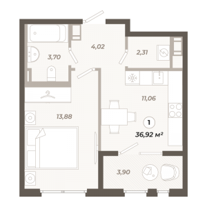 планировка, фото №1