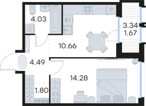 планировка, фото №1