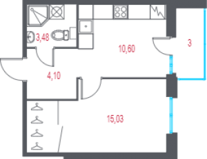 планировка, фото №1