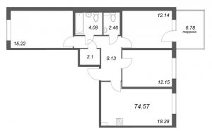 планировка, фото №1