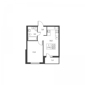 планировка, фото №1