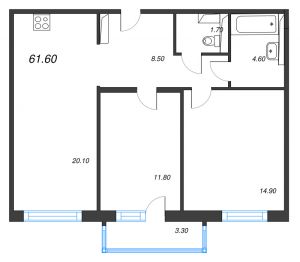 планировка, фото №1