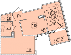 планировка, фото №1