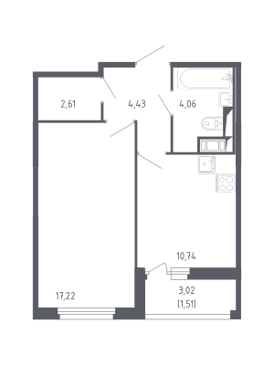 планировка, фото №1