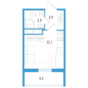 планировка, фото №1