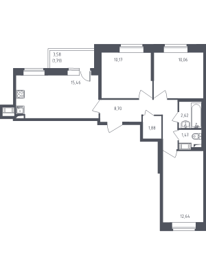 планировка, фото №1