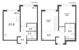 планировка, фото №1