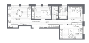 планировка, фото №1