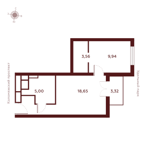 планировка, фото №1