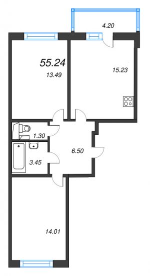 планировка, фото №1