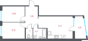 планировка, фото №1