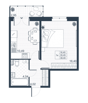 планировка, фото №1