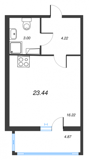 планировка, фото №1