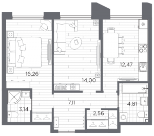 планировка, фото №1