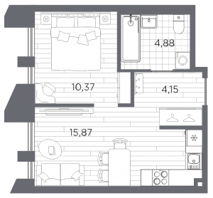 планировка, фото №1