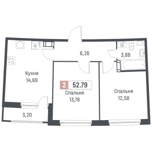 планировка, фото №1