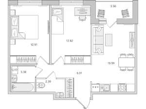 планировка, фото №1