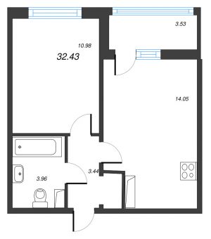 планировка, фото №1