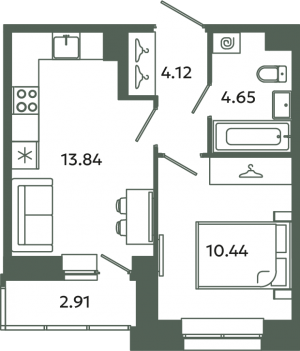 планировка, фото №1