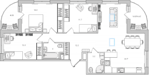 планировка, фото №1