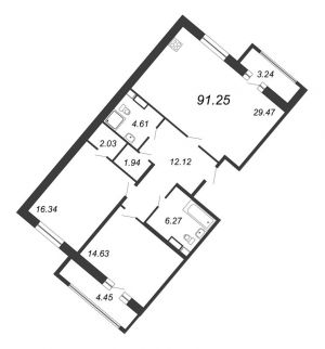 планировка, фото №1