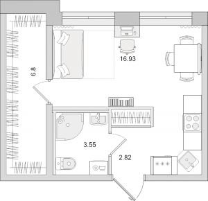 планировка, фото №1