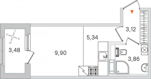 планировка, фото №1