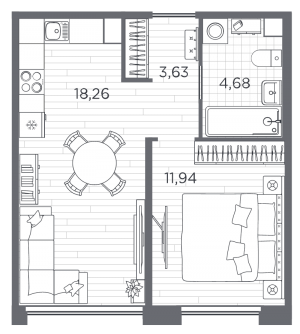 планировка, фото №1