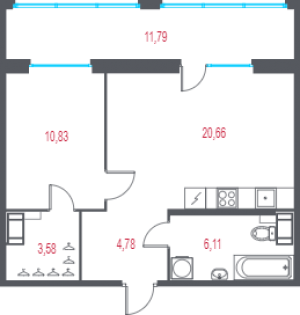 планировка, фото №1