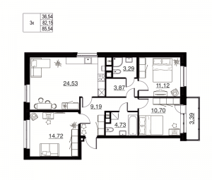 планировка, фото №1