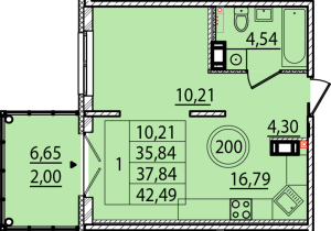 планировка, фото №1
