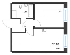 планировка, фото №1