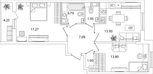 планировка, фото №1