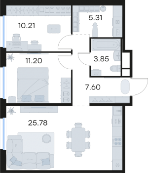 планировка, фото №1