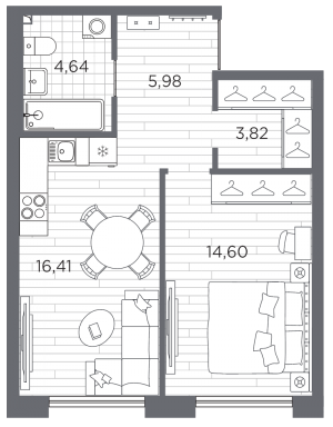 планировка, фото №1