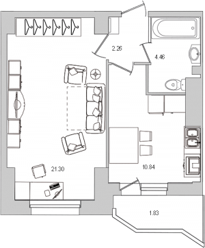 планировка, фото №1