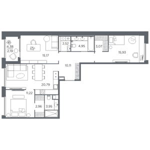 планировка, фото №1