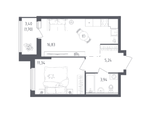 планировка, фото №1