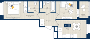 планировка, фото №1