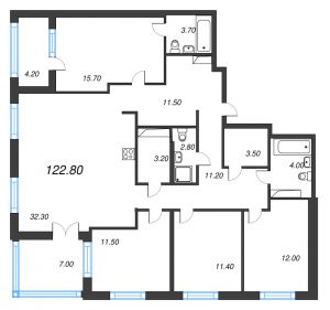 планировка, фото №1