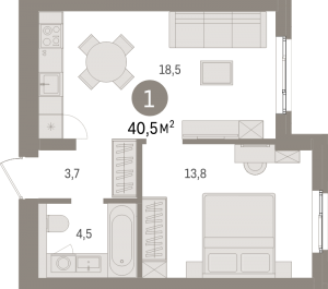 планировка, фото №1